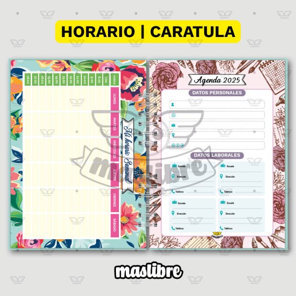 SECUNDARIA | 5 cursos | A5 (15x21cm) | Tapa Dura - Image 2