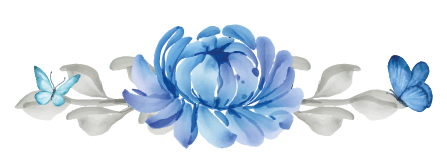 mariposas y flores celestes 04